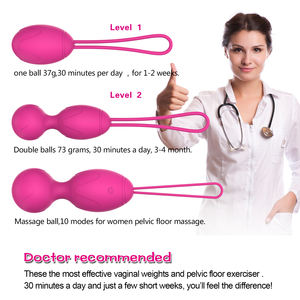 Y.Love Kegel Oefengewichten Set Siliconen <span class=keywords><strong>Vagina</strong></span> Ben Wa Ballen Voor Vrouwen Seksspeeltjes - Product Image 3