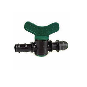 Valve de dérivation avec support de tuyau en caoutchouc diamètre 16 pour raccords d'eau de jardin - Product Image 1