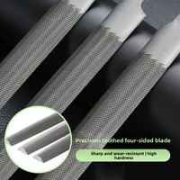 Lime semi-circulaire industrielle directe usine 4-18 pouces T12 en acier à haute teneur en carbone pour mécaniciens, à granulométrie grossière/moyenne/fine, pour métaux non ferreux