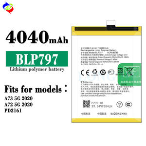 Baterí<span class=keywords><strong>a</strong></span> de teléfono móvil 4040mAh BLP797 A73 5G para baterías de teléfonos <span class=keywords><strong>OPPO</strong></span> A73 2020 A72N - Product Image 2