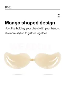 Sujetador Invisible de talla grande sin costuras adhesivo para mujer, sujetador Invisible de silicona adhesiva de realce transparente sin tirantes, novedad de 2025 - Product Image 5