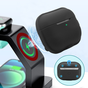 Qidian เคสซิลิโคนนิ่มกันกระแทก,เคสป้องกันหูฟังแบบแม่เหล็กสำหรับ Airpods Pro 2 Generation - Product Image 3