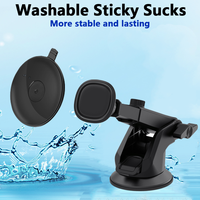 Accessoires mobiles Nouveau produit Support de téléphone portable pour grille d'aération avec mini support magnétique 360° Ventouse de tableau de bord Flexible