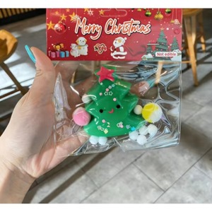 Juguete Antiestrés de TPR con Forma de Árbol Verde de Subida Lenta, Nuevo Estilo Navideño, Juguetes Blandos Taba Squishy para Niños, Regalo - Product Image 1
