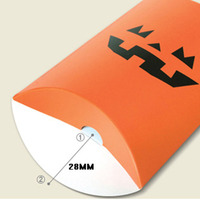 Boîte cadeau pour Halloween directe coréen, conteneur d'oreiller à bonbons, emballage créatif personnalisé, expédition gratuite