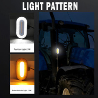 Feu de position avant à LED avec clignotant homologué ECE R148 R10 pour Case IH Maxxum Series