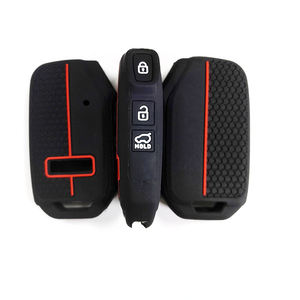 Silicone voiture porte-clés étui support télécommande Protection couverture pour <span class=keywords><strong>2022</strong></span> 2023 pour Sonet Soul Telluride Sorento pour KIA - Product Image 6