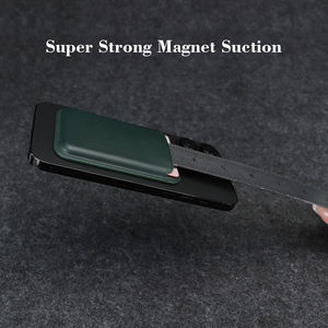 Étui Rigide avec Support Magnétique Porte-Cartes en Cuir PU, Portefeuille Magnétique pour iPhone - Product Image 3