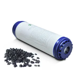 10 inç UDF karbon filtre kartuşları UDF granül aktif karbon su filtresi kartuşu