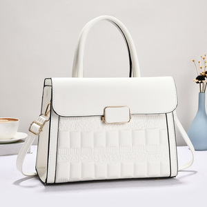 Nouveau sac à main élégant et simple pour maman, en PU, avec fermeture éclair, grande capacité, sac à main pour femmes d'âge moyen, sacs de luxe pour femmes, sac à main de marque célèbre - Product Image 5