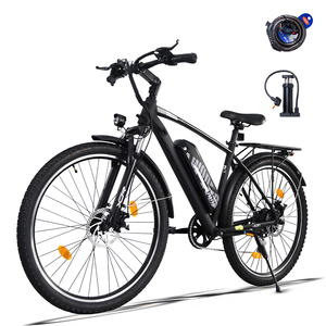 Bicicleta Eléctrica Urbana de Montaña para Adultos, 7 Velocidades, 36V, 250W, <span class=keywords><strong>27</strong></span>.5'', de Acero al Carbono, para Desplazamientos en Ciudad - Product Image 1