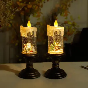 Großhandel Luxus Weihnachts dekoration LED Tisch lampe Creative Home Ornament Weihnachts dekoration liefert elektronische Weihnachts beleuchtung