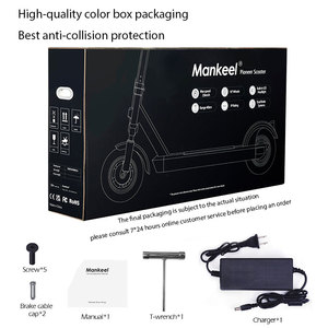 Monopattino Elettrico Mankeel IP68 48V con Batteria Rimovibile, Motore 500W, 40Km/h, Potente Scooter Elettrico per Adulti Fuoristrada - Product Image 6