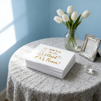 Cartes d'invitation de demoiselle d'honneur personnalisées avec estampage à chaud doré de qualité supérieure, cartes de demande de mariage personnalisées avec votre logo