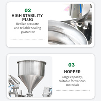 RONGJUN Nouvelle Machine Automatique Électrique PLC pour le Remplissage, le Bouchage et le Scellage de Seringues Préremplies en Verre et Plastique 220V