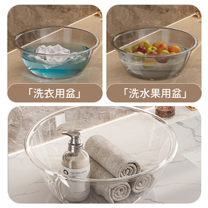 Transparent Washbasin Durable For Home Use Hand Foot Hair Washing - Product Image 3