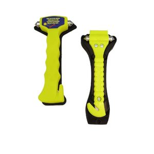 Marteau de sécurité léger en PP pour la montagne et les activités de plein air, brise-vitre de voiture d'urgence, coupe-ceinture de sécurité, jaune et rouge, pour les voyages sur route, personnalisable - Product Image 2