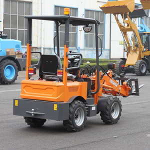 15km/H Fast <strong>Top</strong> Speed <strong>Load</strong> Weight 400kg 600kg Mini Small Electric Wheel Loader Battery Diesel Front Loader - Product Image 4