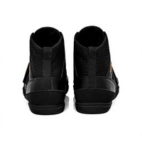 Chaussures de boxe et de lutte ultra-légères en gros, respirantes, en maille et microfibre, avec fermeture auto-agrippante pour l'entraînement en salle de sport et le combat pour adultes
