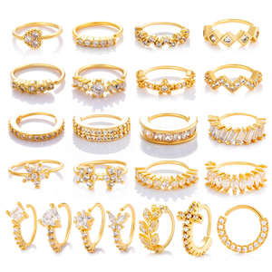Nuovo Piercing a Cuore e Farfalla <span class=keywords><strong>per</strong></span> Naso, <span class=keywords><strong>Anello</strong></span> <span class=keywords><strong>per</strong></span> Setto Nasale in Oro, Orecchino a Cerchio <span class=keywords><strong>per</strong></span> Cartilagine dell'Orecchio <span class=keywords><strong>per</strong></span> Donna - Product Image 1