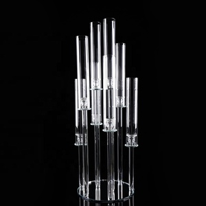 Chandelier <span class=keywords><strong>fantaisie</strong></span> en cristal, 10 bras, porte-bougie, 1m de haut, pour Table, mariage, bon marché - Product Image 4