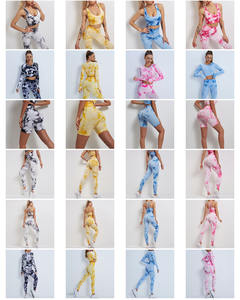 ชุดออกกำลังกายผู้หญิงลายไท-ได ปี 2025 เอวสูง 2/3/4 ชิ้น ลายเสือดาว เสื้อแขนยาว บรา กางเกงขาสั้น กางเกงขายาว เลกกิ้ง ระบายอากาศได้ดี - Product Image 6