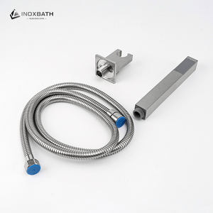 Wandgemonteerde 304 roestvrijstalen regendouchemengkraan met verborgen drukbalansventiel en warm-koud functie - Product Image 6