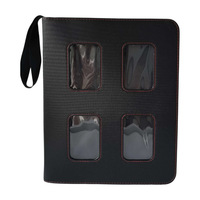 Carpeta de Almacenamiento de Documentos JIAYU de Cuero PU con Bloqueo RFID, 9 Compartimentos, 360 Bolsillos, Cierre de Cremallera, Impermeable, 30 mm de Grosor