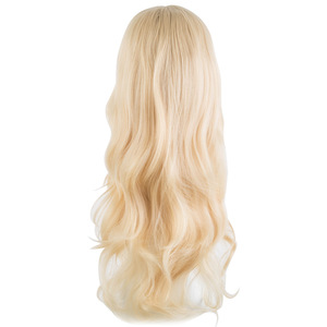 Peluca de <span class=keywords><strong>Cabello</strong></span> Largo y Rizado Natural de 70 cm para Mujeres Europeas y Americanas, con Raya al Medio, <span class=keywords><strong>Ondulado</strong></span>, Color Marrón, para Toda la Cabeza - Product Image 4
