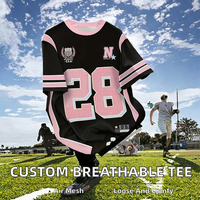 Maillot de football personnalisé imprimé par sublimation, en satin respirant, coupe ample, col en V, t-shirt de sport à manches courtes pour homme