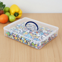 Transparent Simple En Plastique Injection Crayon Cas Étudiant Papeterie Boîte De Rangement pour Organiser Crayons Jouets Organisateur