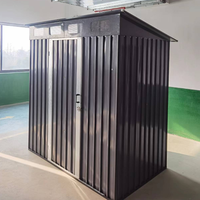 Grandes remises en métal pour l'extérieur Bâtiment de jardin en aluminium de 8X10ft à vendre Hangars à outils de stockage de jardin robustes et durables