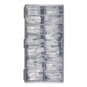 Moules professionnels en <span class=keywords><strong>acrylique</strong></span> pour extensions d'ongles, 240 pièces, avec formes doubles, 15 tailles, pour pose rapide de gel, outils d'art pour salon - Product Image 5