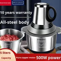 Hachoir à viande électrique multifonctionnel pour robot culinaire Mélangeur Hachoir à viande Ail Masher Chili Crusher RV Outdoor Household