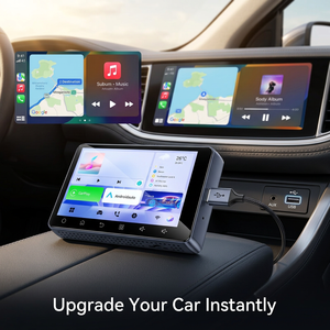 Wireless Android Auto Carplay Qualcomm 6125 Chip Android 13 <b>Adapter</b> Carplay AI Box With Screen - Product Image 5