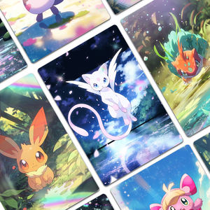 Impresión láser personalizada tarjeta pequeña <span class=keywords><strong>anime</strong></span> juego de cartas personalizado sobre el agua e impermeable a prueba de agua - Product Image 6