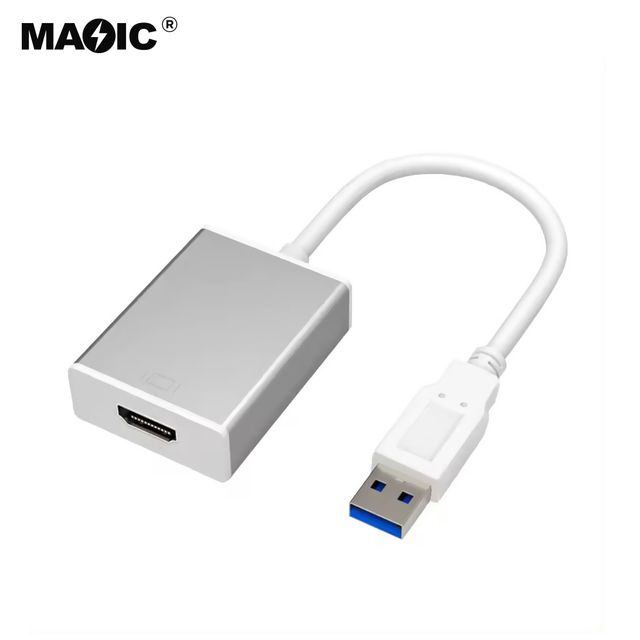 2022 New USB 3.0 to HDMI 1080P Video Graphics Cable Converter with Audio for PC Laptop Projector HDTV USB to HDMI Adapter Cable