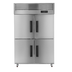 Congélateur commercial vertical quatre portes en acier inoxydable, type armoire, grande capacité, pour restaurant, modèle LG3 robuste, prix usine # Acier inoxydable 304 - Product Image 4