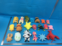 Vente en gros d'usine, jouet en peluche requin terrifiant de 7 pouces, jouet en peluche requin, animal marin en peluche, cadeau pour machine à grue