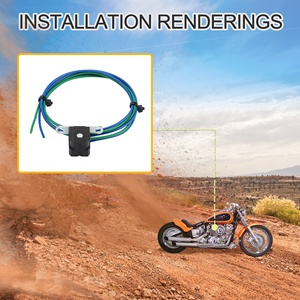 GOOFIT moto Magneto Coil Pickup Trigger bobina di ricambio per <span class=keywords><strong>Drag</strong></span> <span class=keywords><strong>Star</strong></span> <span class=keywords><strong>650</strong></span> XVS(97-04) - Product Image 6