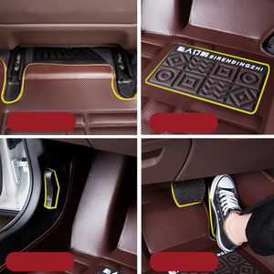 อุปกรณ์ตกแต่งภายในรถยนต์คุณภาพดี พรมปูพื้นรถยนต์ลายเพชร 5 มิติ สำหรับรถยนต์นิสสัน นาวารา ปี 2019-2022 - Product Image 6