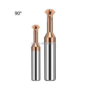 Fraises enduites à longue durée de vie des outils vers le haut et vers le bas Fraise à chanfreiner 90 degrés Double face Router Bit Set - Product Image 4