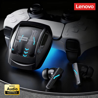 Écouteurs sans fil TWS Lenovo GT100 authentiques, stéréo HiFi, pour le gaming e-sport, avec affichage LED, pour le sport et la course à pied