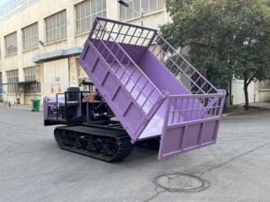 Mini-dumper chenillé diesel hydraulique 5T pour le transport de charges lourdes à vendre - Product Image 6