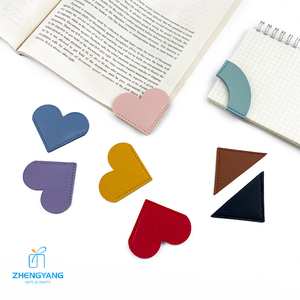 Promotional Bookmarks for Gift Custom Cute Anime Bookmark With Logo Heart Leather Bookmark