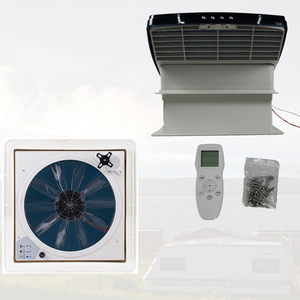 Ventilateur <span class=keywords><strong>de</strong></span> toit <span class=keywords><strong>pour</strong></span> <span class=keywords><strong>camping</strong></span>-car 12V électrique <span class=keywords><strong>de</strong></span> haute qualité, lanterneau <span class=keywords><strong>pour</strong></span> caravane, remorque 360*360mm, réversible/contrôle à distance, éclairage LED, service OEM - Product Image 1