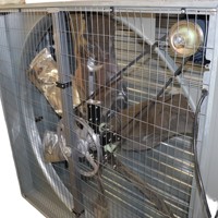 Ventilador de Extracción Industrial de Alta Resistencia, Construcción Robusta para Maquinaria de Construcción de Carreteras, Taller de Reparación, Mantenimiento de Vehículos