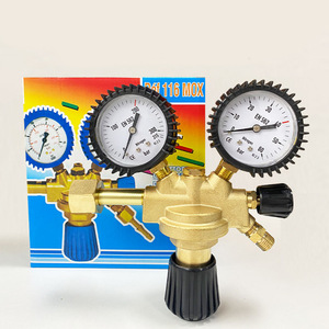 Manomètres tout cuivre de style européen pour oxygène, acétylène, propane et soupapes de décharge de pression pour dioxyde de carbone – Approvisionnement transfrontalier - Product Image 4
