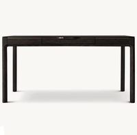 Escritorio de Oficina Minimalista Americano de Roble Padua con Cajón, Ergonómico, Móvil, para Sala de Conferencias, Venta Directa de Fábrica