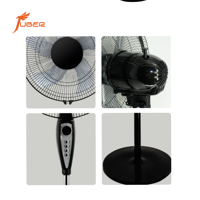 Ventilateur sur pied réglable de 16 pouces pour la maison, fonctionnement silencieux, oscillation silencieuse, ventilateur sur pied oscillant